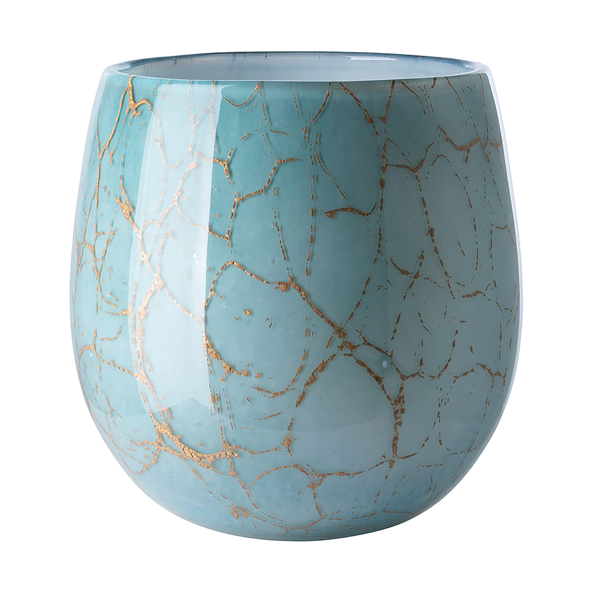 Fink Living Cosmic Windlicht grün-gold, h 22cm