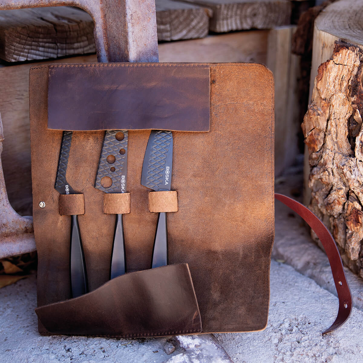 Boska Käsemesser-Set Monaco+ Schwarz