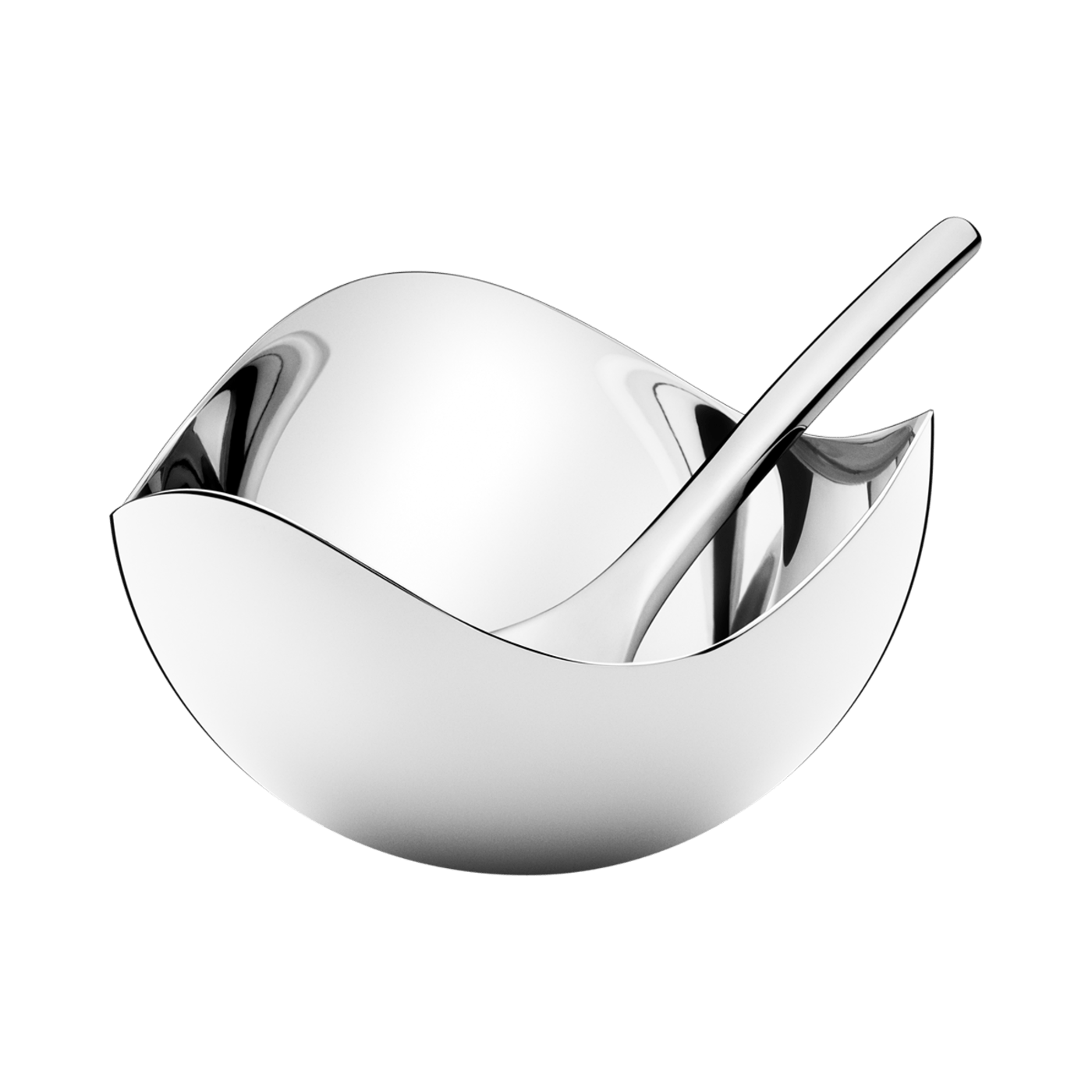 Georg Jensen Bloom Salzschale mit Löffel