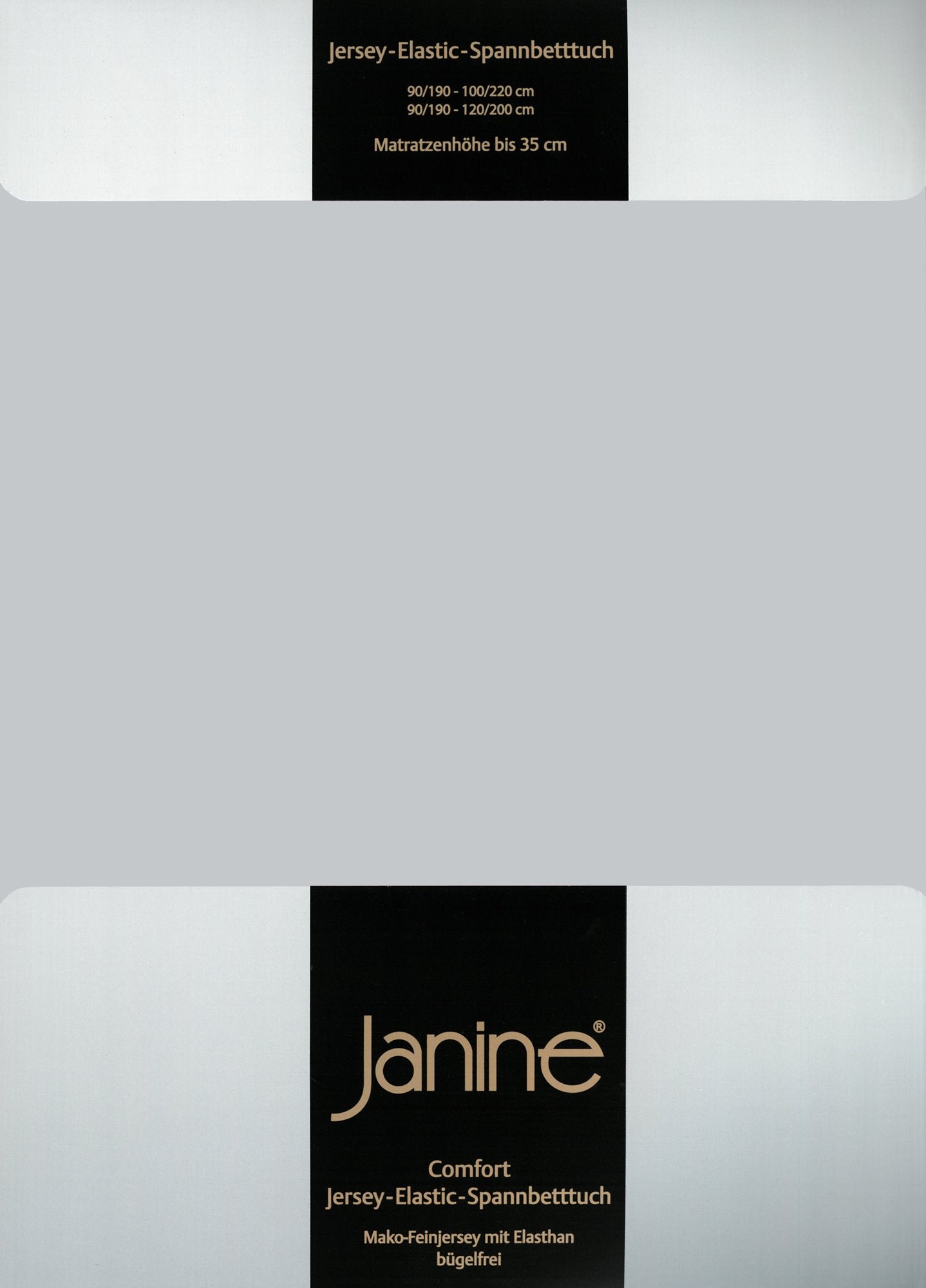 Janine Jersey-Elastic-Spannbetttuch 5002, 100x200cm