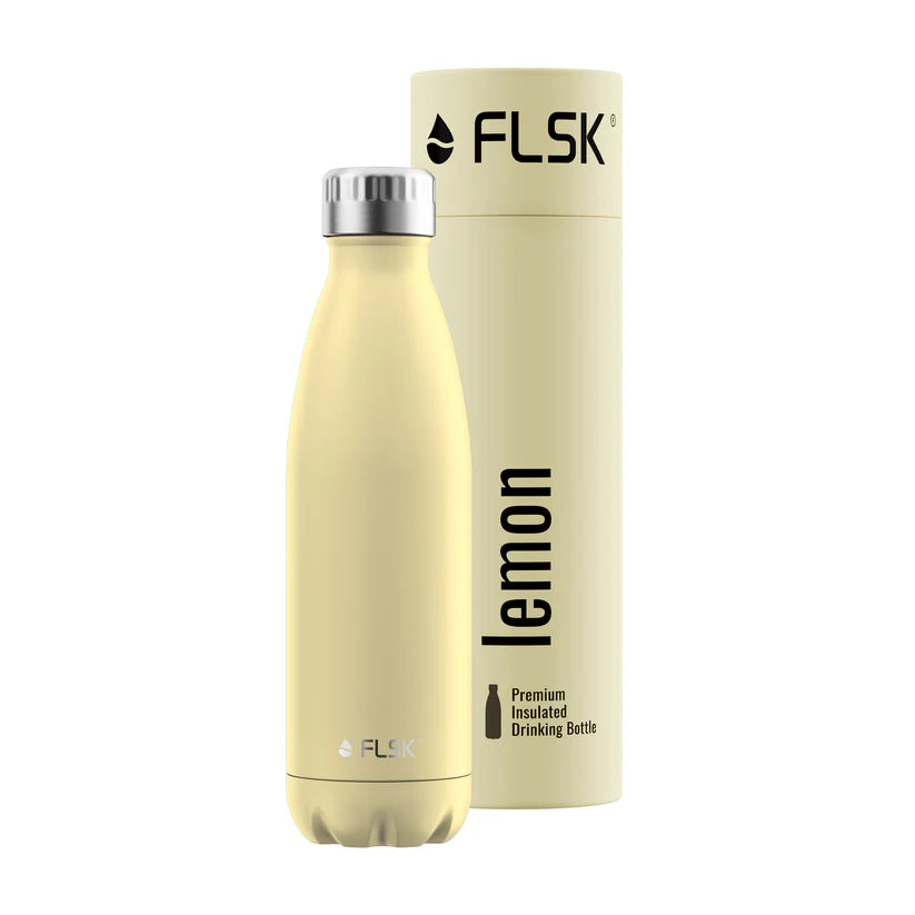 FLSK Trinkflasche 750ml, lemon