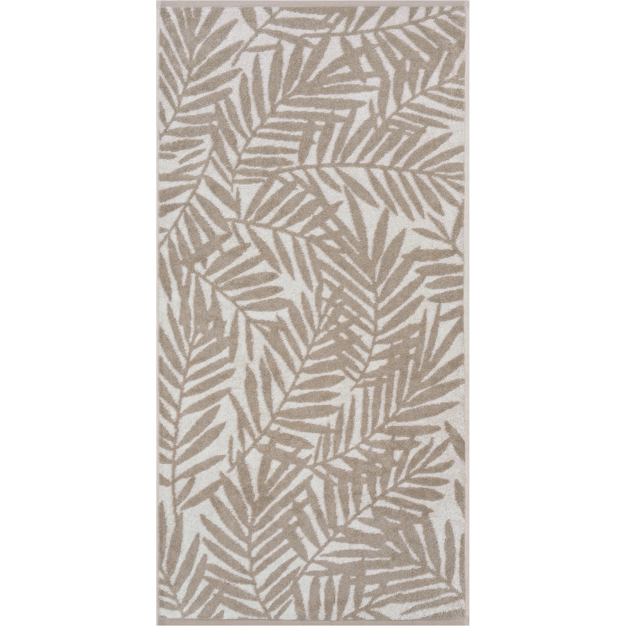 Cawö Maison Blätter Gästetuch, 30x50cm, Fb. 33 natur