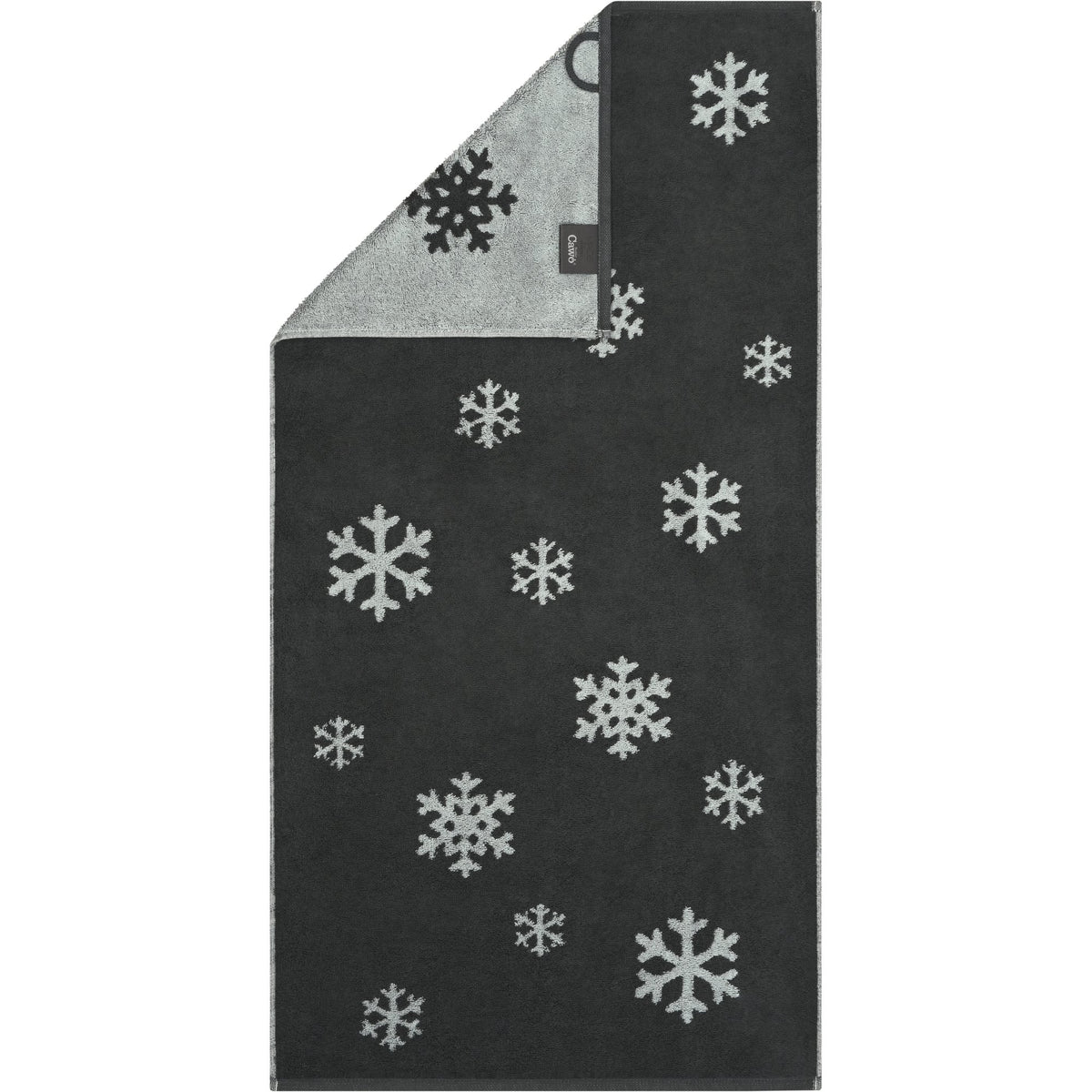 Cawö Winter Edition Schneekristalle Gästetuch, 30x50cm