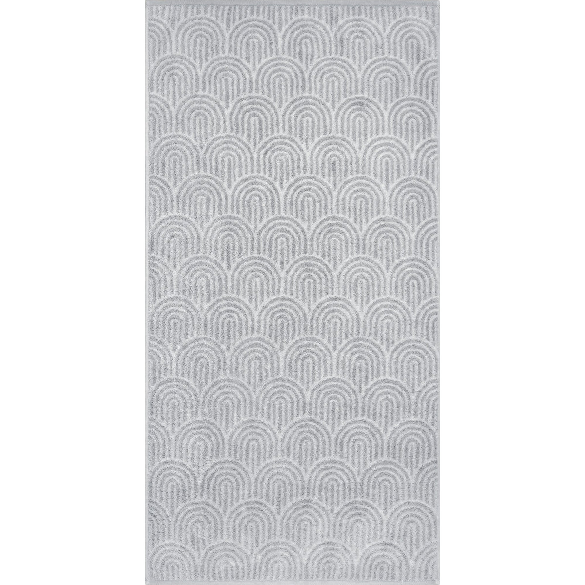 Cawö Handtuch Grafik rund, 50x100cm, 100% Baumwolle