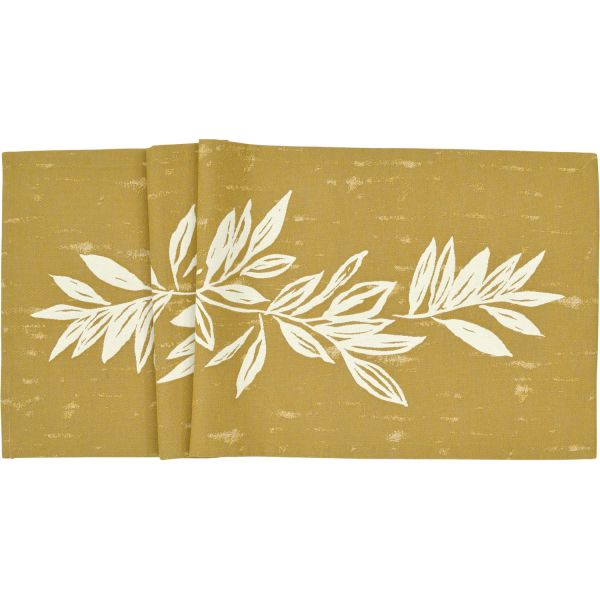 Sander Big Leaves Tischläufer Farbe 07, 50x140cm