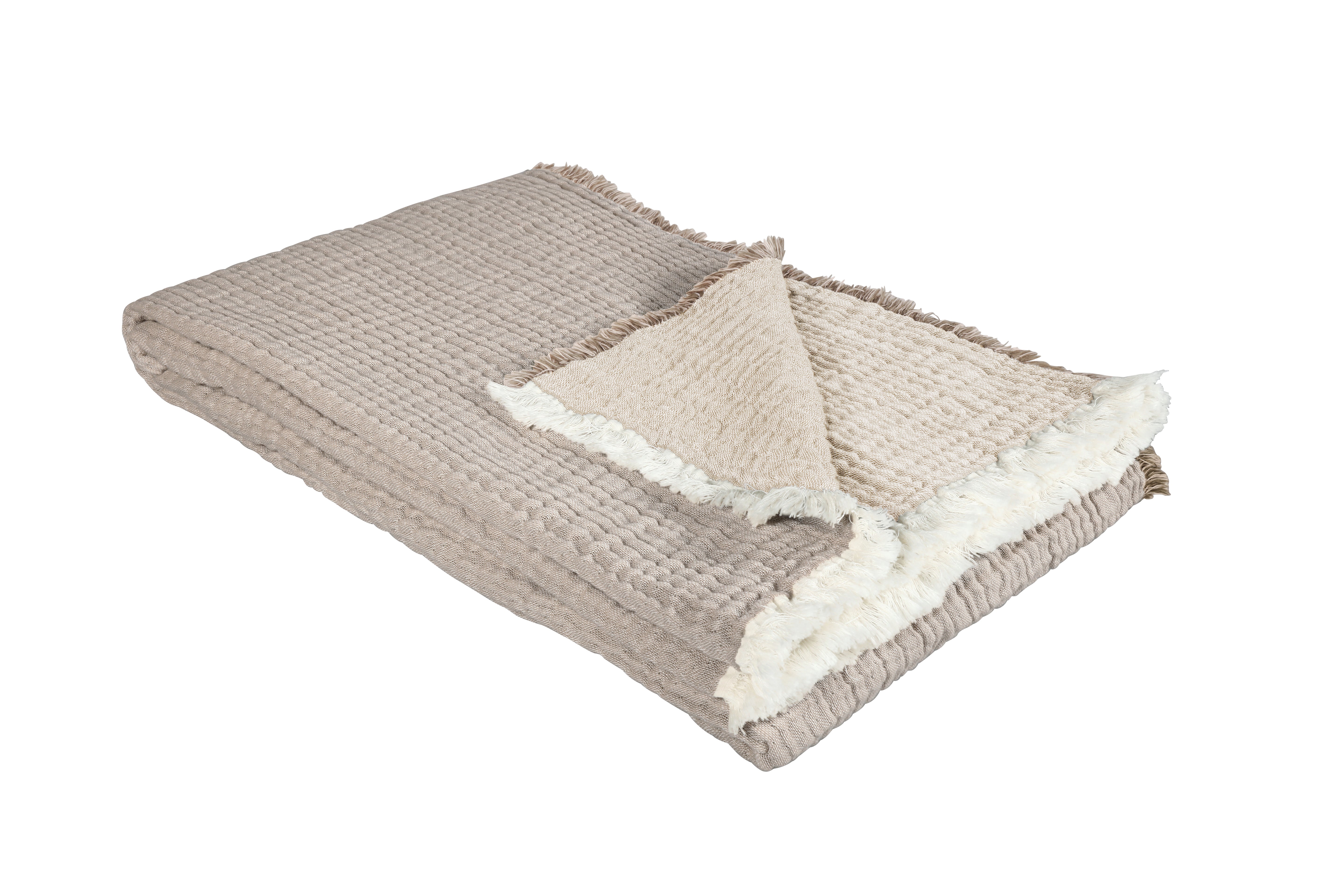 Eskimo Nora Plaid taupe/beige 130x200cm