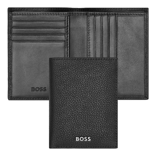 BOSS Doppelkartenhalter Classic Grained Black