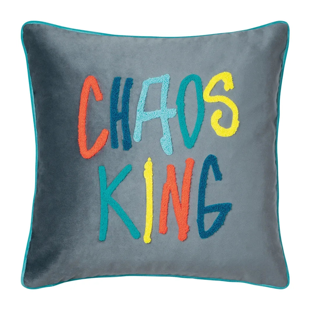 PAD Kissenhülle Chaosking grey grau 40x40cm
