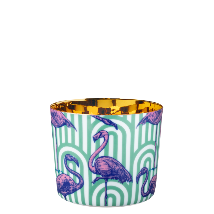 Fürstenberg Champagnerbecher Flamingo Beautiful Creatures Sip of Gold 0,3l