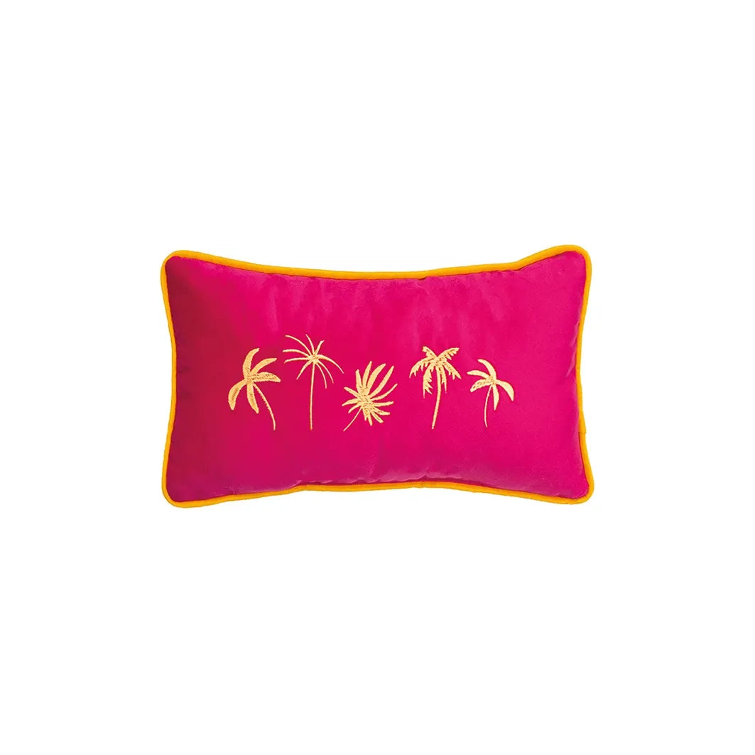 PAD Kissen Petite Palm pink 18x32cm