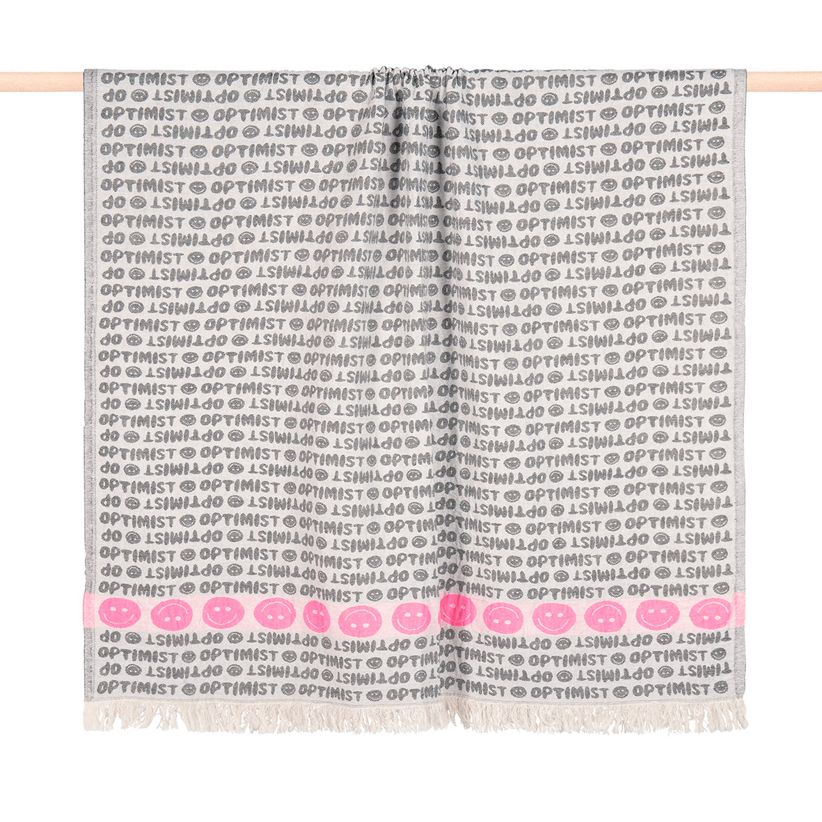 PAD Strandtuch Letters pink, 95x180cm