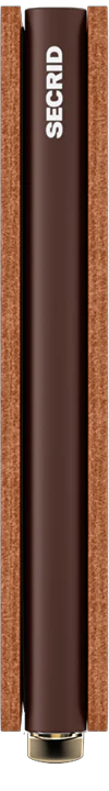 Secrid Slimwallet Emboss Lines Cognac