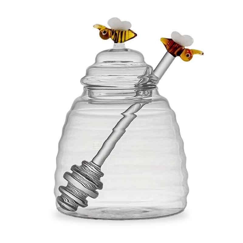 WD Lifestyle Honigtopf aus Glas, 500ml