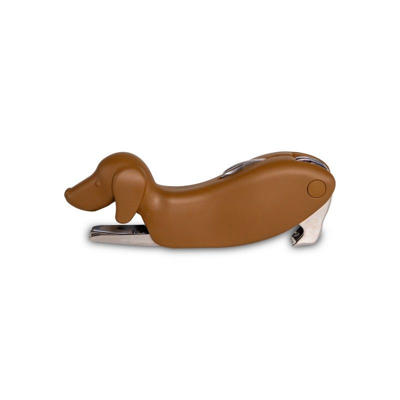 Korkenzieher Dachshund braun