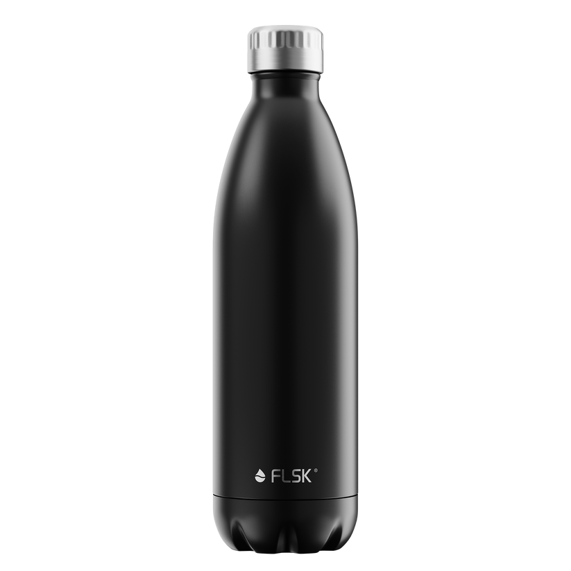 FLSK Trinkflasche 1000ml schwarz