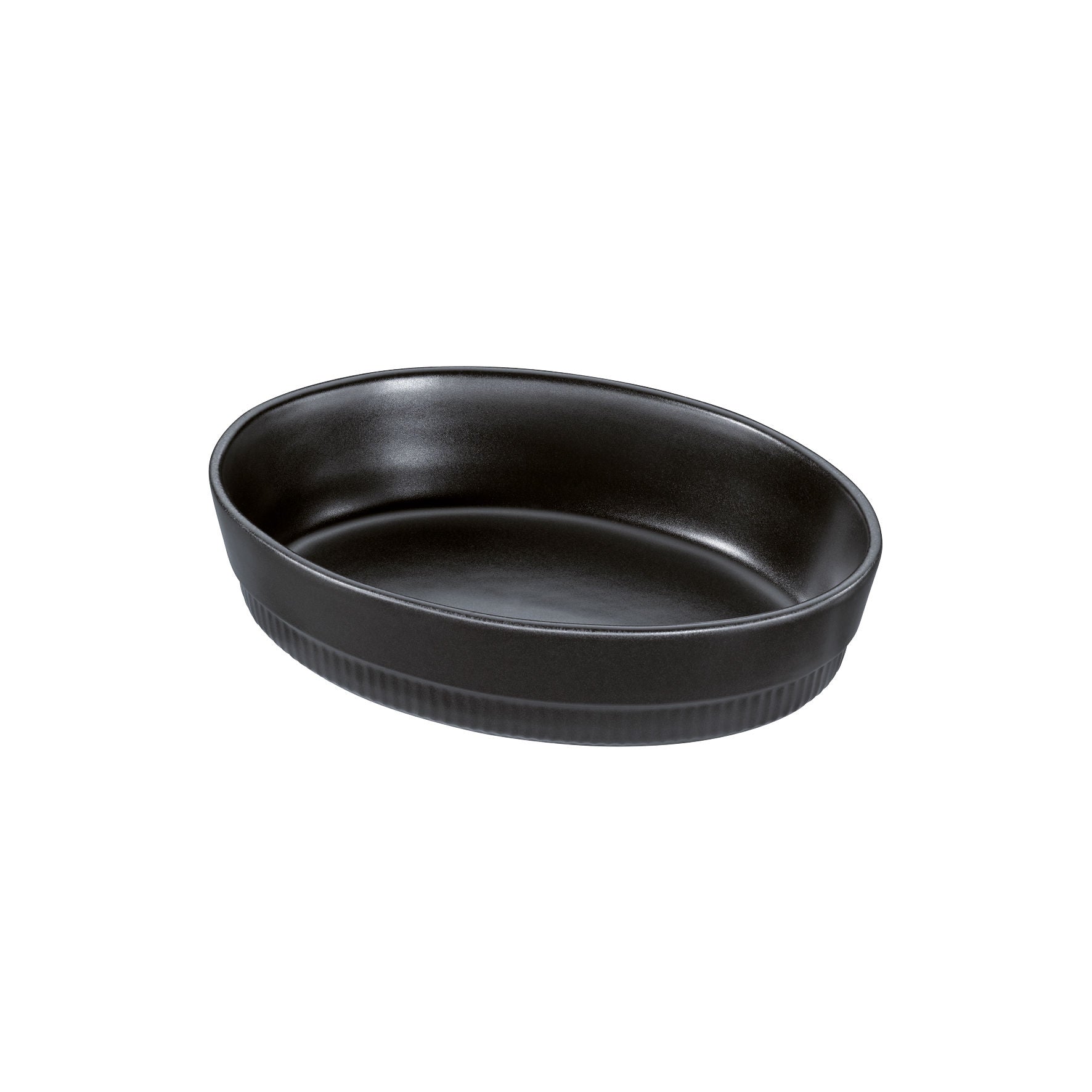 Spring CHALET Auflaufform oval 26cm schwarz