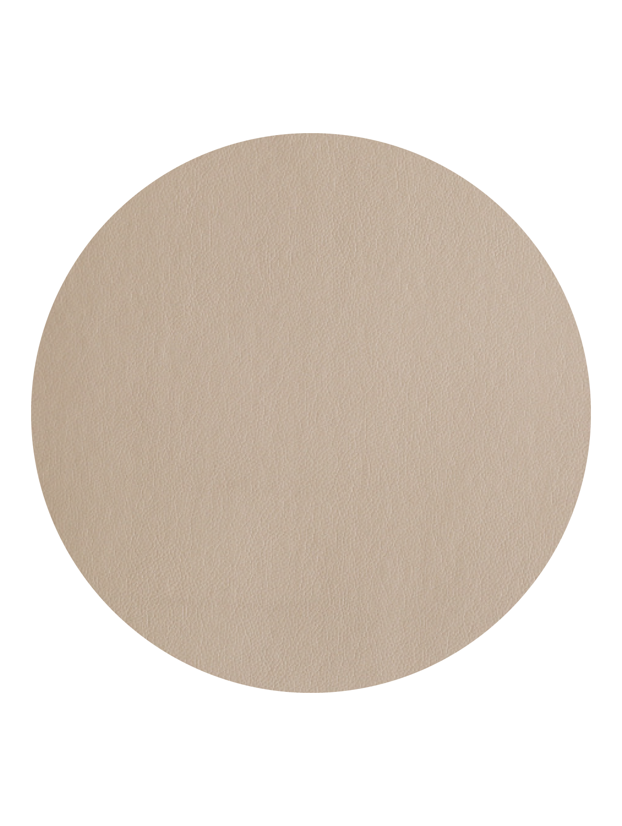 ASA leather optic Tischset rund stone D. 38 cm
