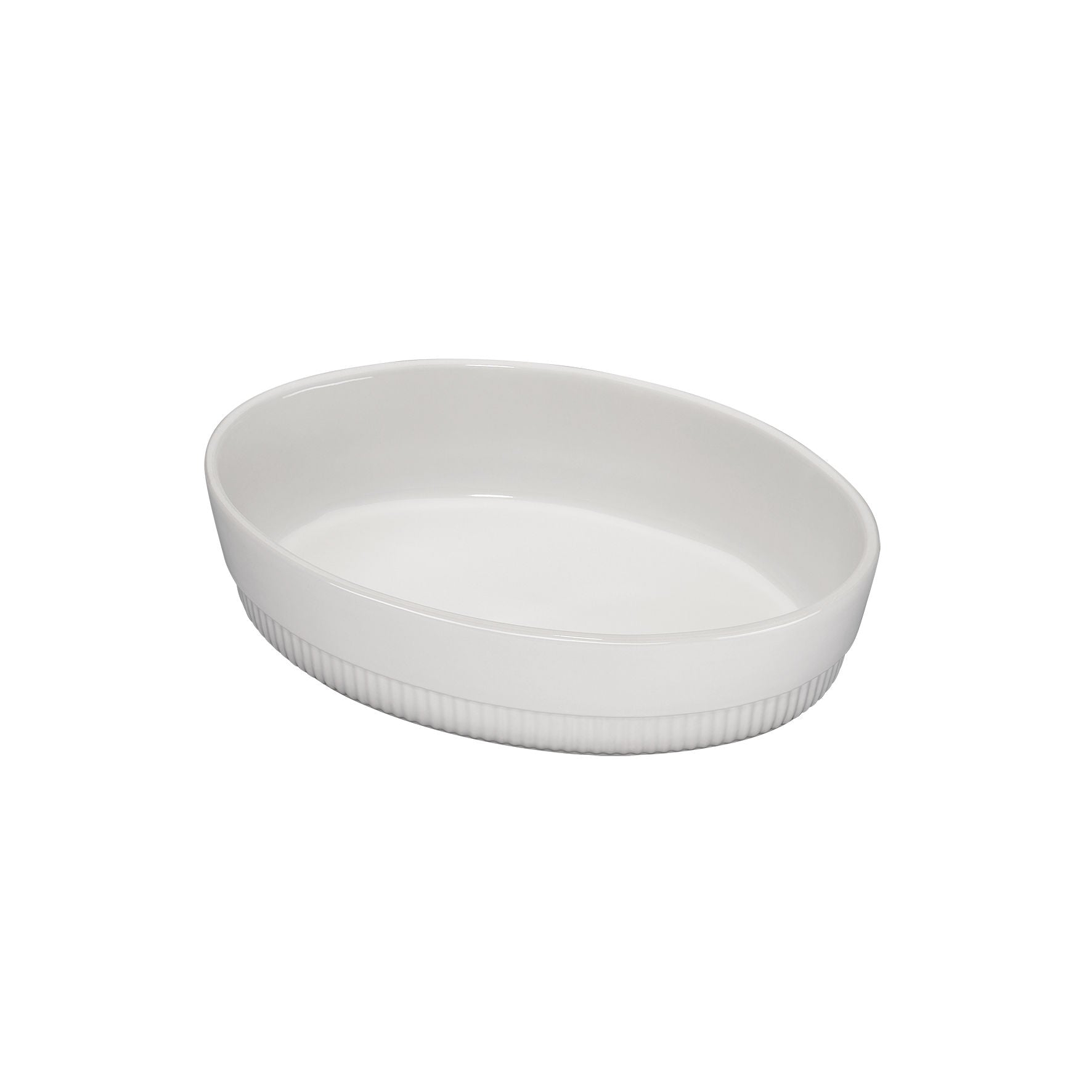 Spring CHALET Auflaufform oval 26cm weiß