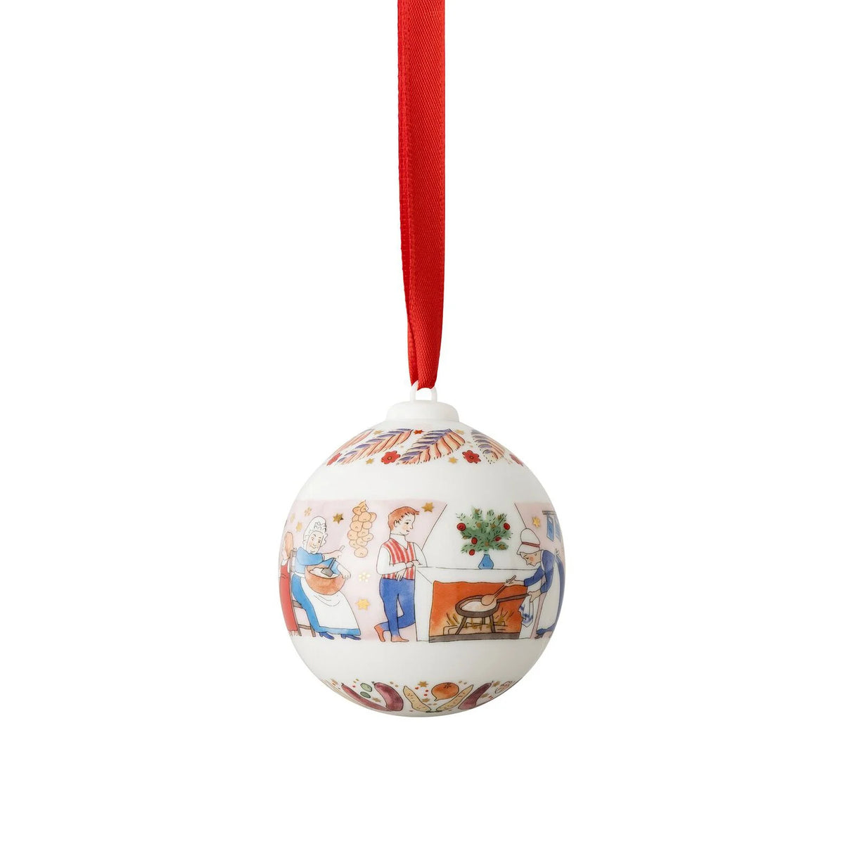 Hutschenreuther Weihnachtskugel 2026 "Weihnachtsschmaus"