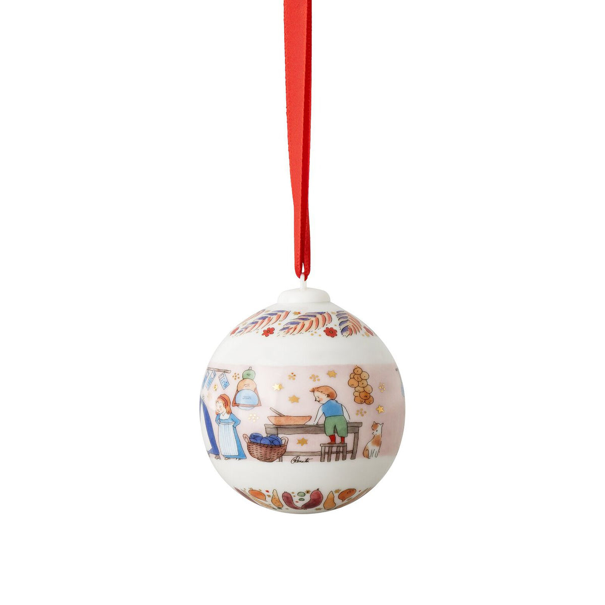 Hutschenreuther Weihnachtskugel 2026 "Weihnachtsschmaus"