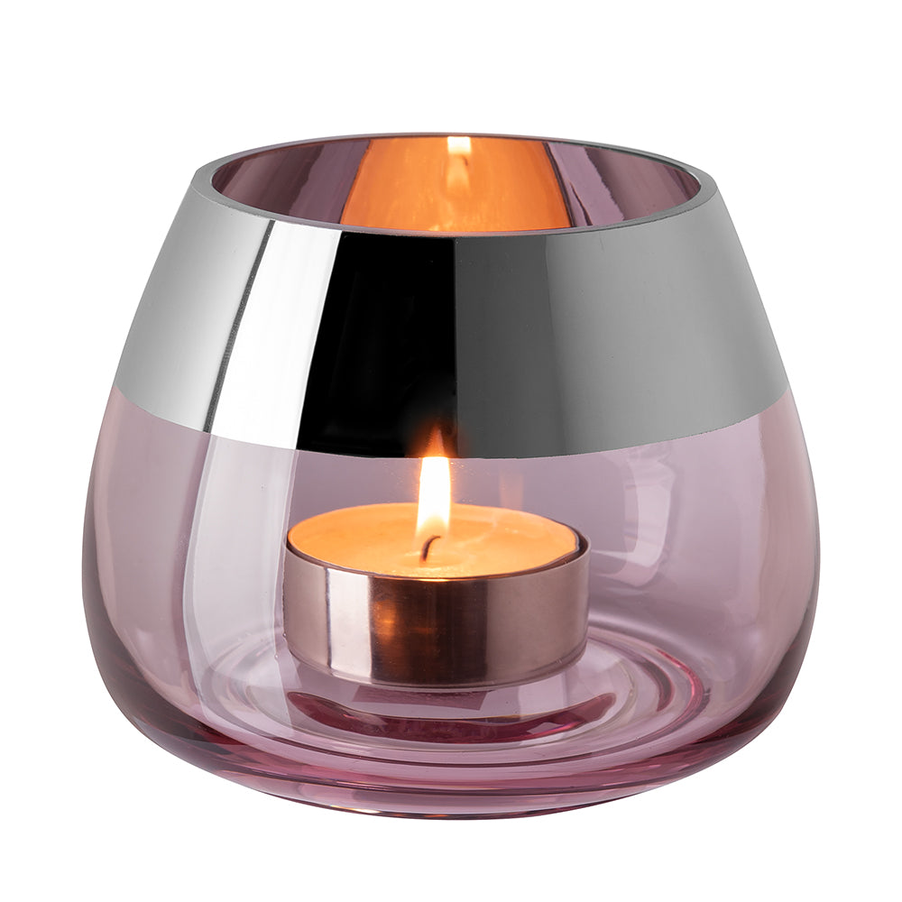 Fink Living BELLA Teelichthalter rose/silber