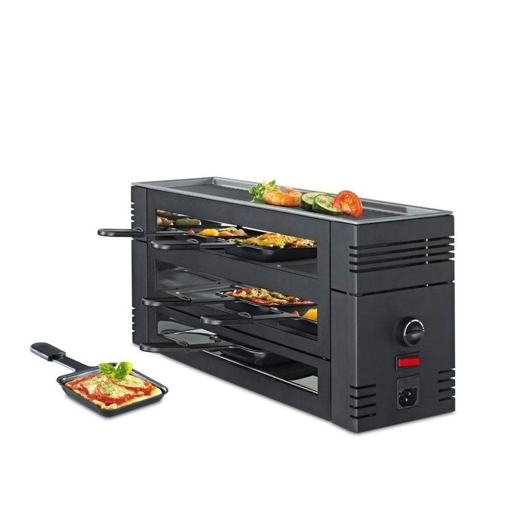 Spring Pizza Raclette 6 schwarz