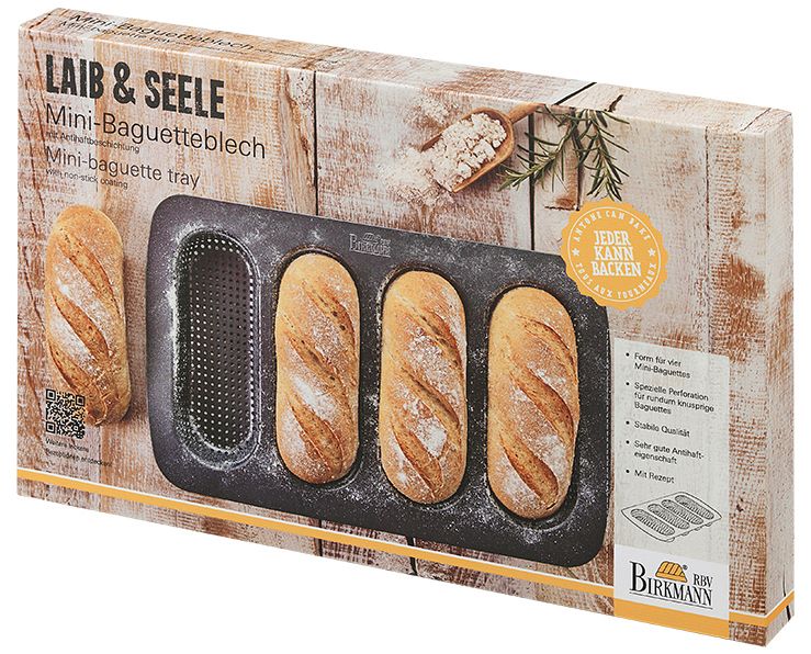 Birkmann Laib & Seele Mini-Baguette-Blech