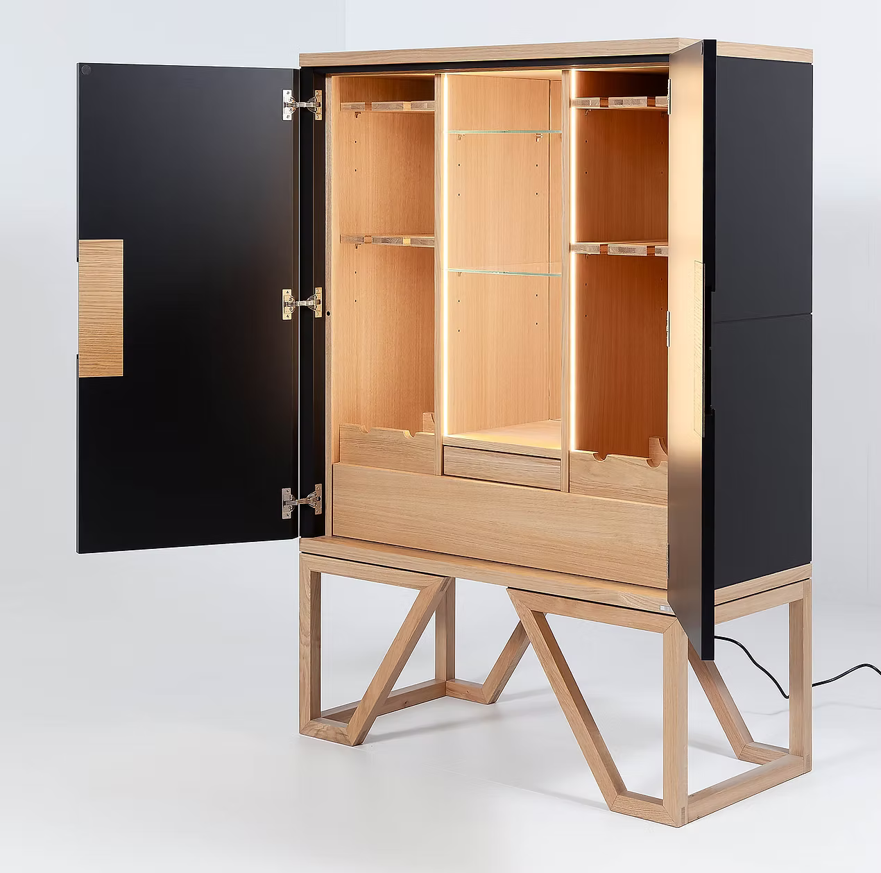 bulbaum "handgemaach" Barschrank "Wirtsmaan"