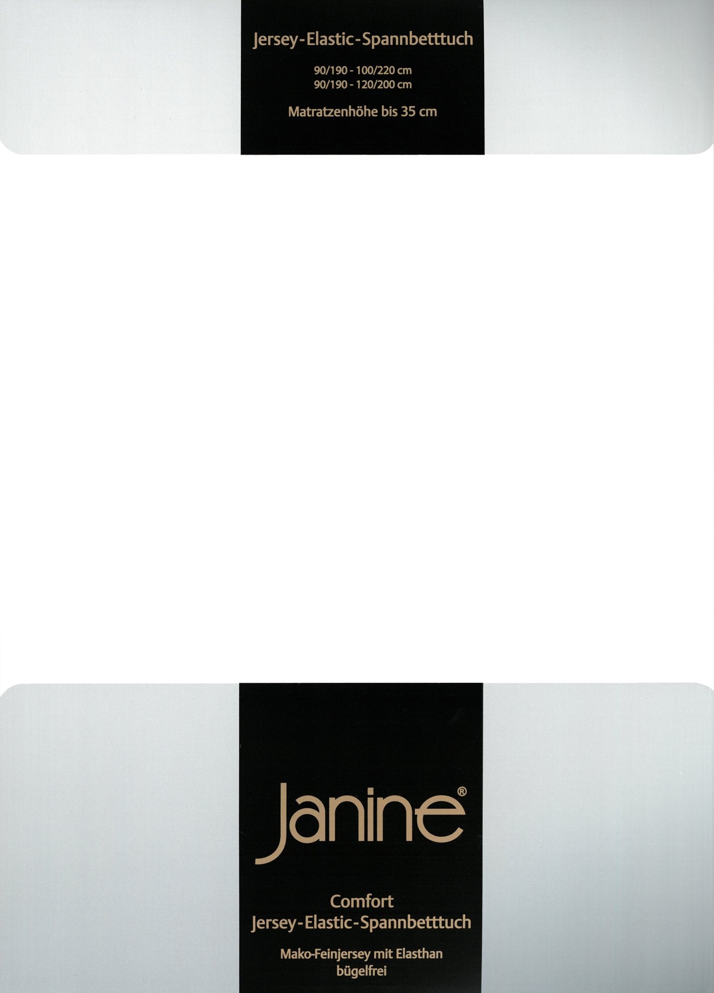 Janine Jersey-Elastic-Spannbetttuch 5002, 200x200cm