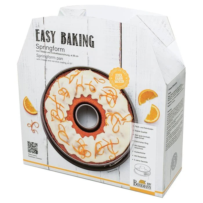 Birkmann Easy Baking Spring-Form 26cm mit 2 versch. Böden