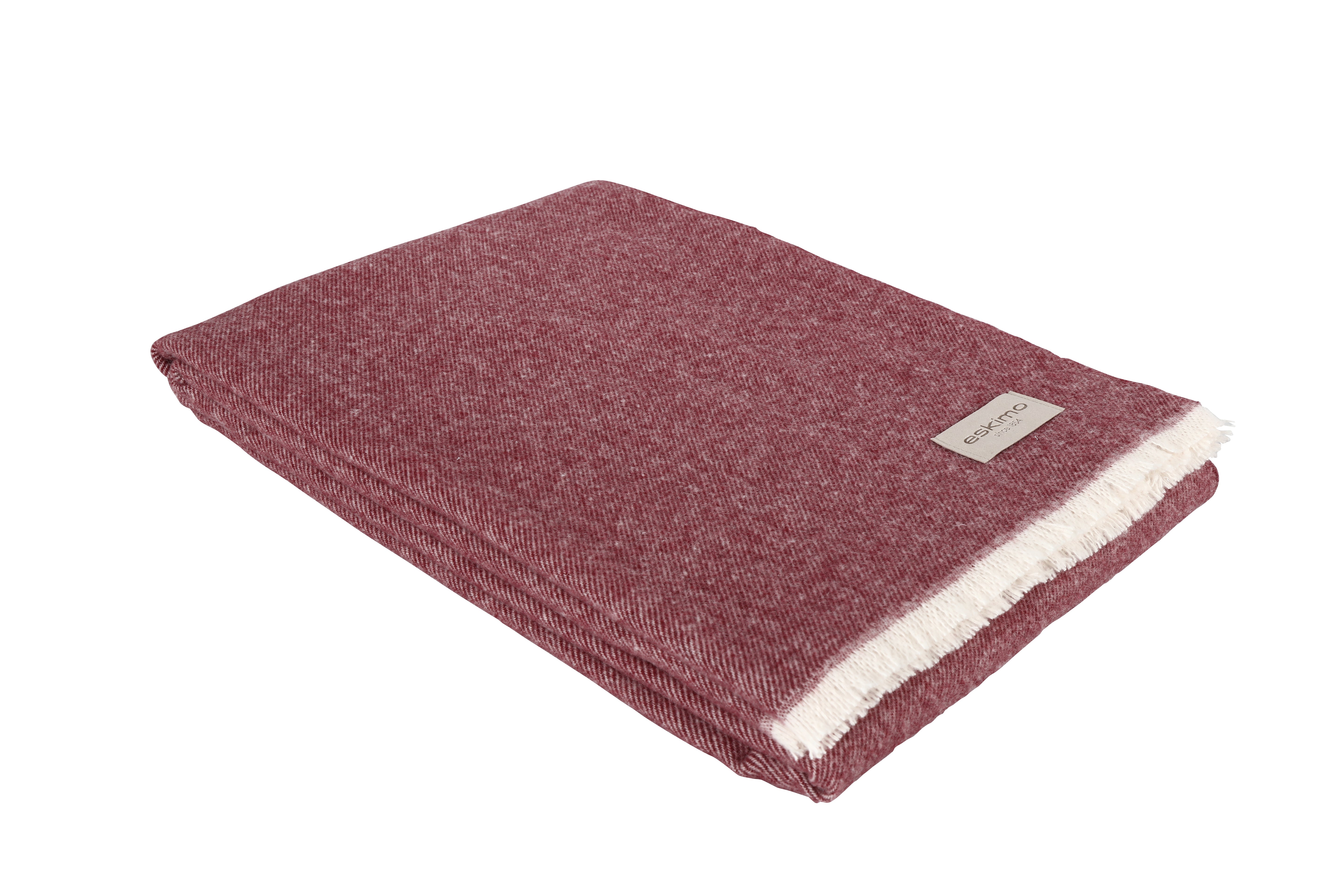 Eskimo Venezia Plaid bordeaux 130x200cm