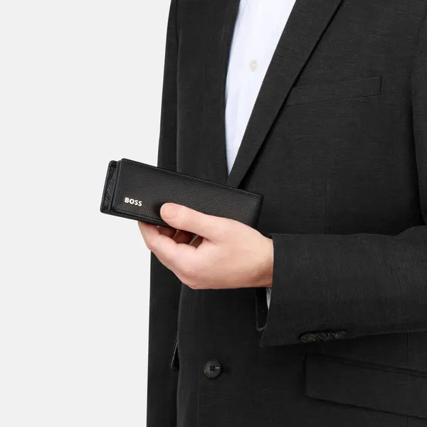 BOSS Schreibgeräteetui Classic Grained Black