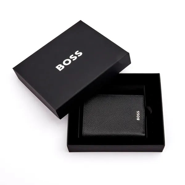 BOSS Doppelkartenhalter Classic Grained Black