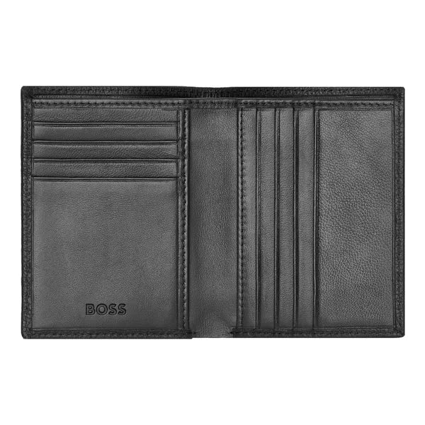 BOSS Doppelkartenhalter Classic Grained Black