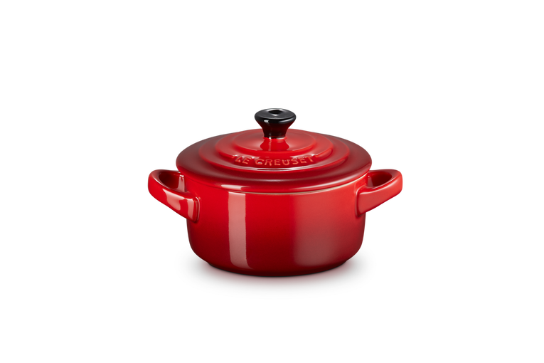 Le Creuset Mini-Cocotte Steinzeug kirschrot 10 cm 0.25 l