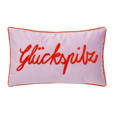 PAD Kissenhülle Letters, Glückspilz lilac, 30x50cm