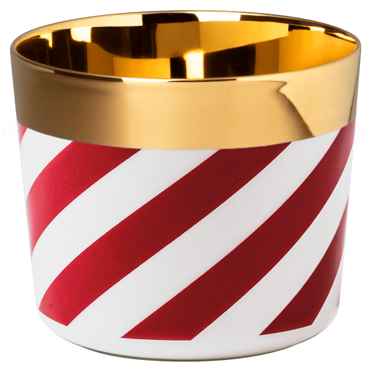 Sieger by Fürstenberg Red Pop Sip of Gold Champagnerbecher Candy Cane Red