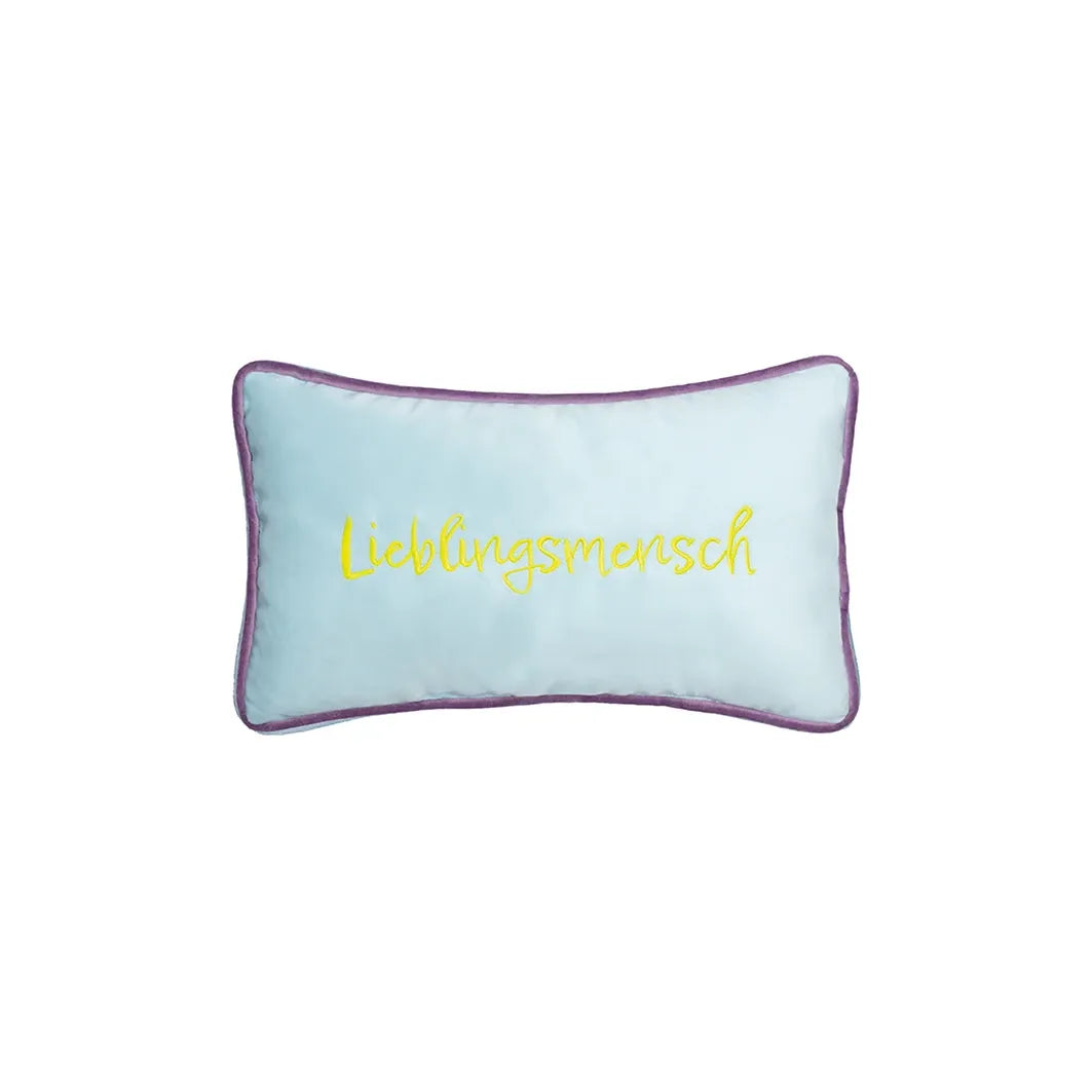 PAD Kissen Petite Liebling light-blue 18x32cm