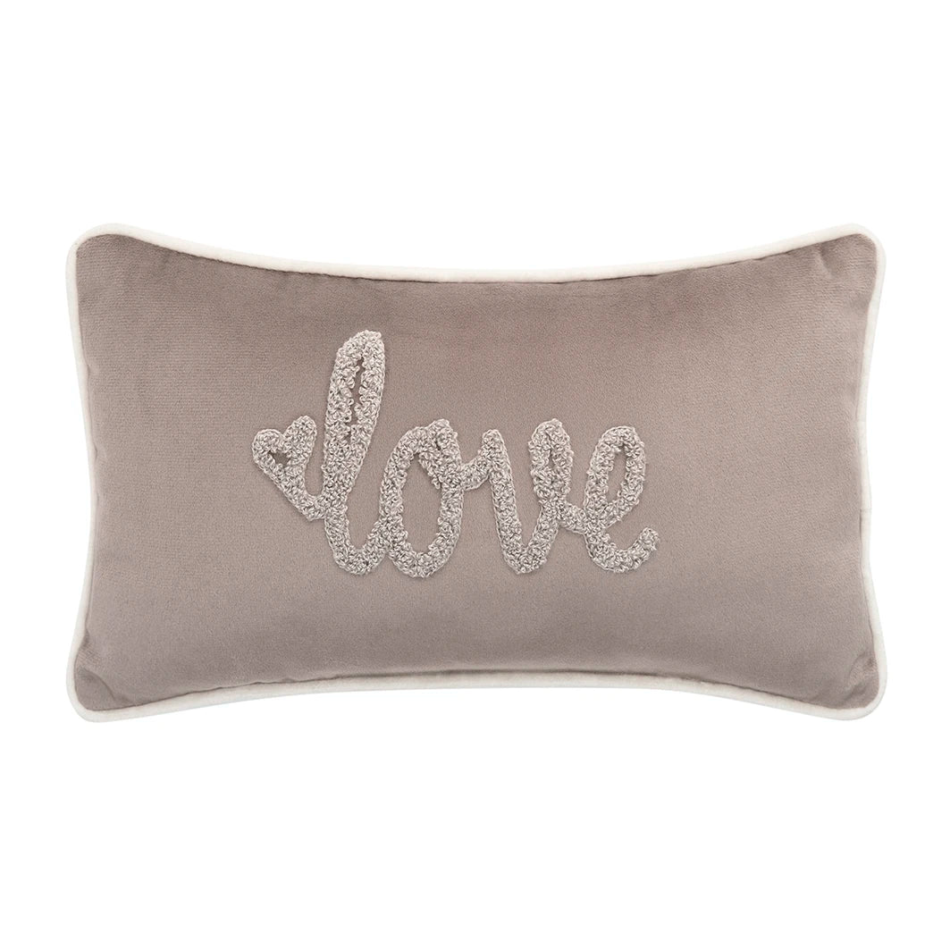 PAD Kissen Petite, love-taupe, 18x32cm