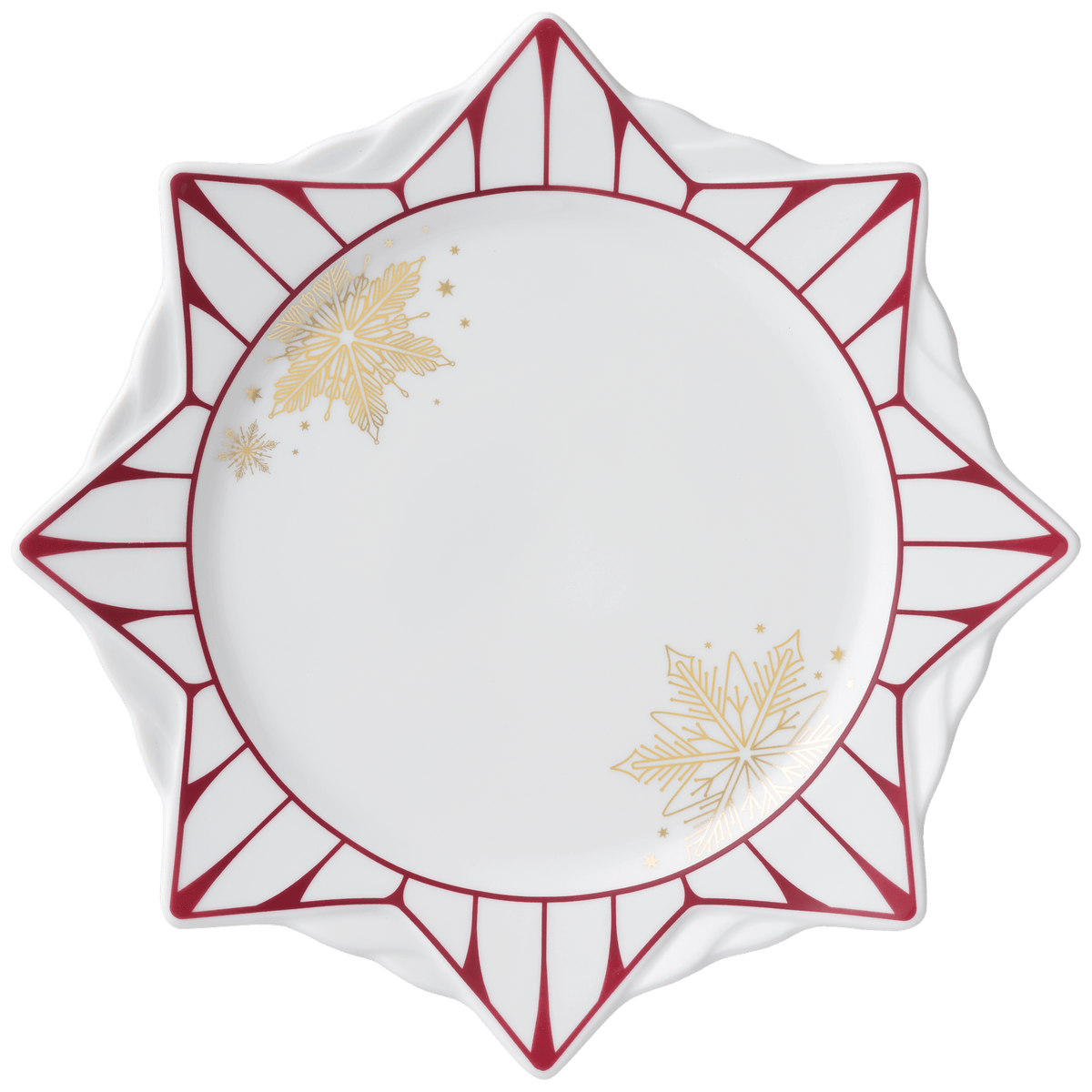 Fürstenberg Christmas Collection Sternschale, Bordeaux Glow, ⌀25cm