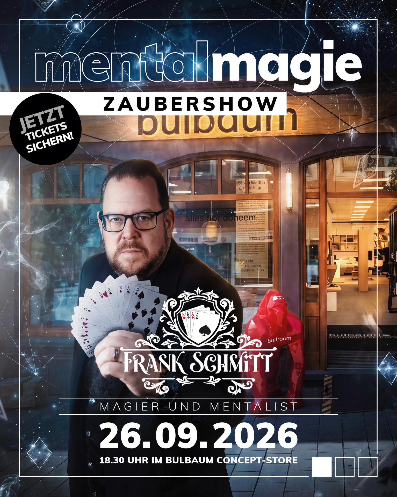 Eventticket: Zaubershow mit Magic Frank 26.09.26