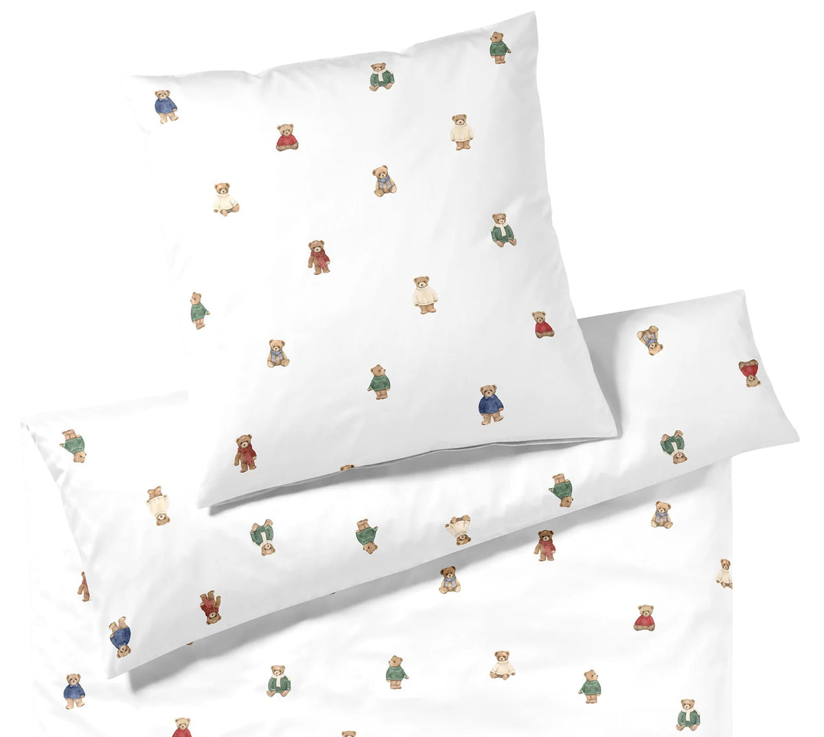 bettwäsche teddy weiß