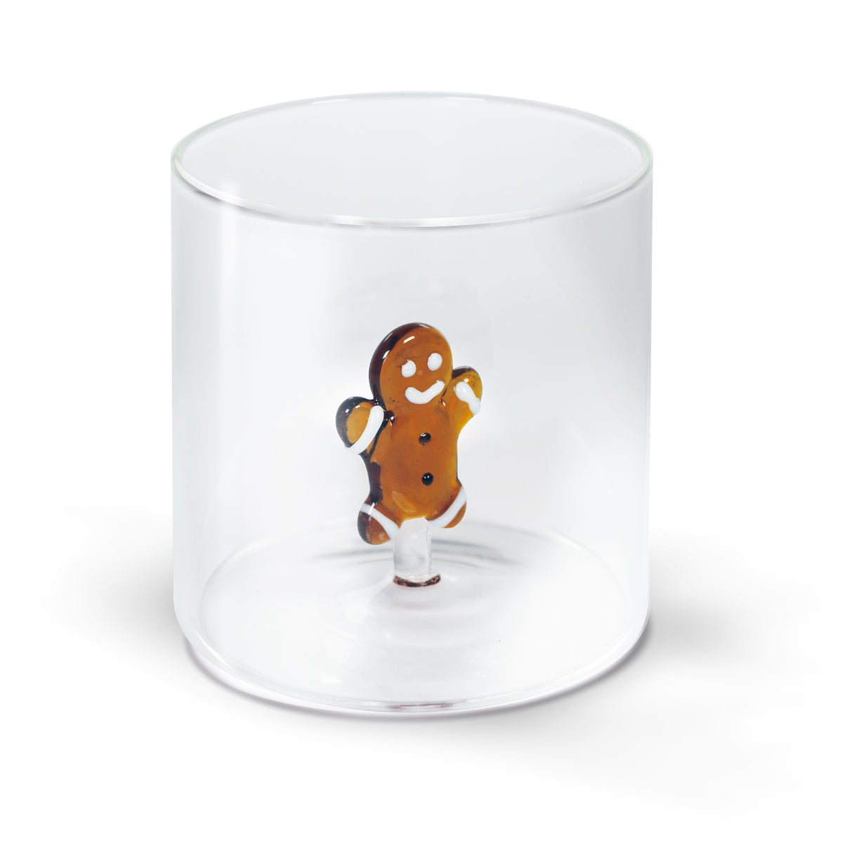 Glas mit Lebkuchenmann
