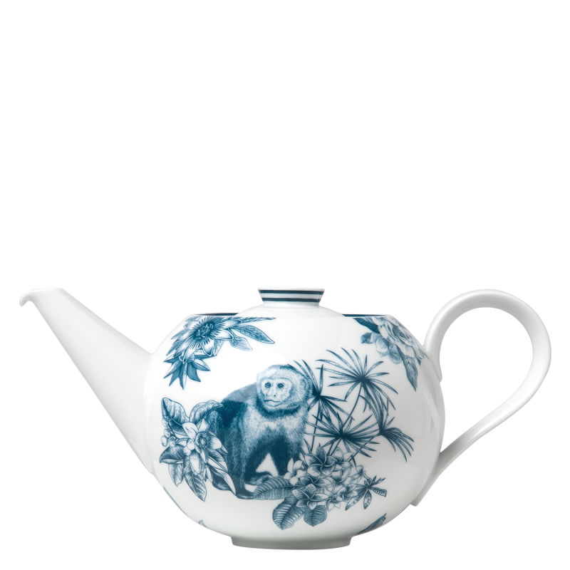 Fürstenberg My China Paraiso Blue Teekanne mit Teesieb, 1,45l