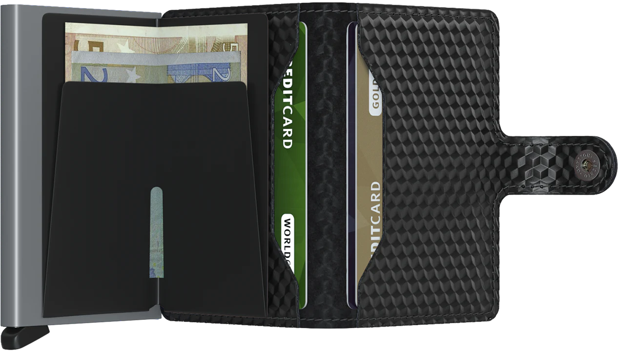 Secrid Miniwallet Cubic Black-Titanium