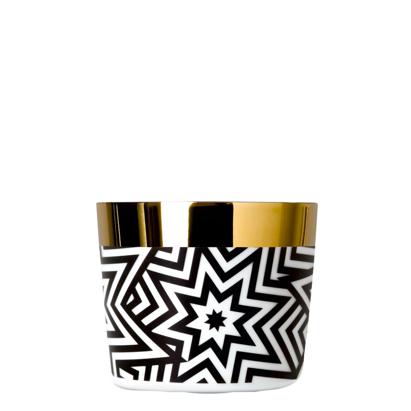Fürstenberg Champangerbecher STARS black&white SIP OF GOLD TEMPTATION 0,3 l